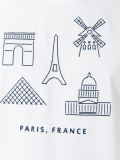 Paris刺绣T恤