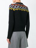 zigzag intarsia jumper