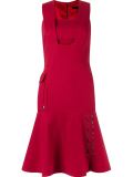 sleeveless fitted dress