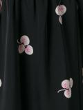 ruffled legs high-rise trousers