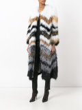 striped long coat 