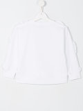ruffled sleeves sweatshirt 