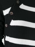asymmetric striped jumper