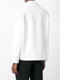 zipped pointed collar jacket