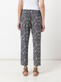 aztec print trousers