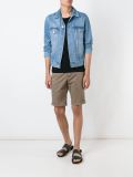 folded hem chino shorts