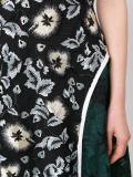 net panel asymmetric dress