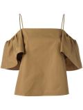 off-shoulder blouse 