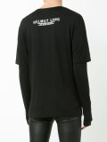 printed layered longsleeved T-shirt