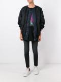 long length bomber jacket