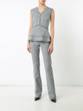 checked tailored trousers