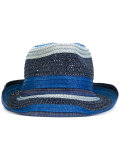 contrast-tone hat