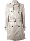 double-breasted trench coat