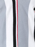 striped V-neck blouse 