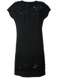 eyelet detail dress