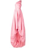 one shoulder gown 