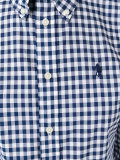 checked button-down shirt