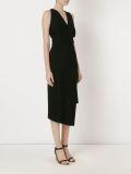 asymmetric hem midi dress