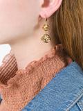 'Rock Steady' globe earrings