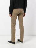 distressed slim-fit trousers