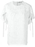 textured round neck top