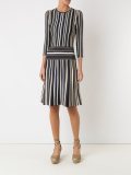 striped knit dress