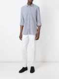 straight leg tailored trousers