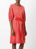 ruffled strap dress