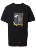 portrait print T-shirt