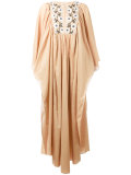 embroidered kaftan dress