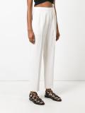 high-waisted trousers