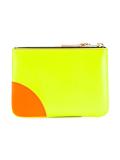 block colour zipped wallet