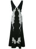 lace appliqué gown