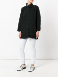ribbed knitted coat