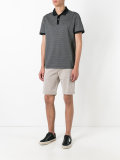 contrast collar polo shirt 