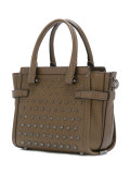 round studded shoulder bag