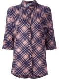printed check shirt 