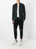dove pattern bomber jacket 