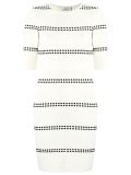 round neck knit dress