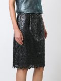 lace overlay skirt