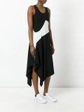 asymmetric panel dress 