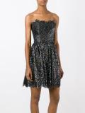 strapless cocktail dress