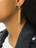 asymmetric tassel earrings