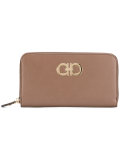 double Gancio zip around wallet