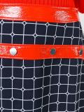 plaid A-line skirt