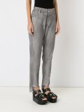 slim fit trousers