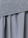 asymmetric drop waist dress