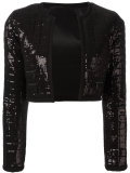 sequinned cropped jacket