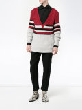 V-neck stripe jumper 