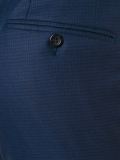 checked pattern two-piece suit
